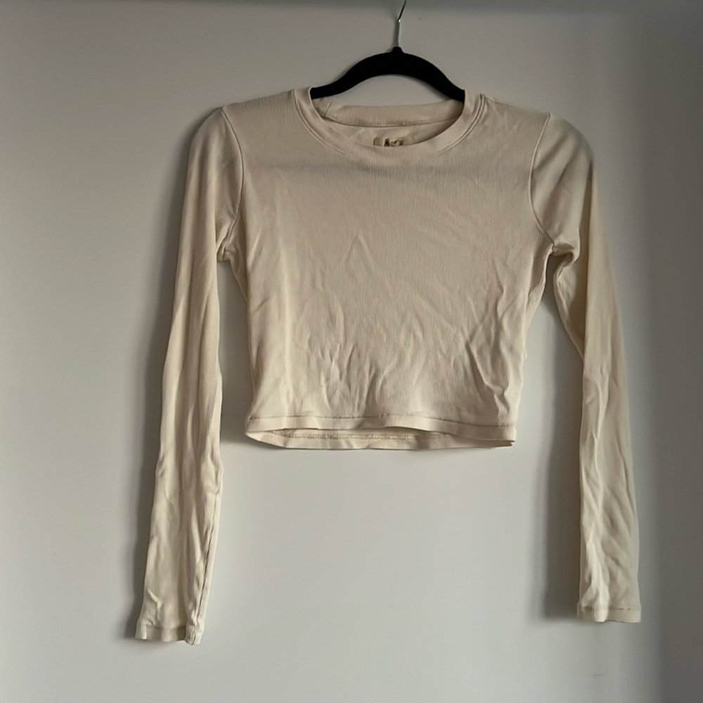 Madewell Crop Long Sleeve Tee